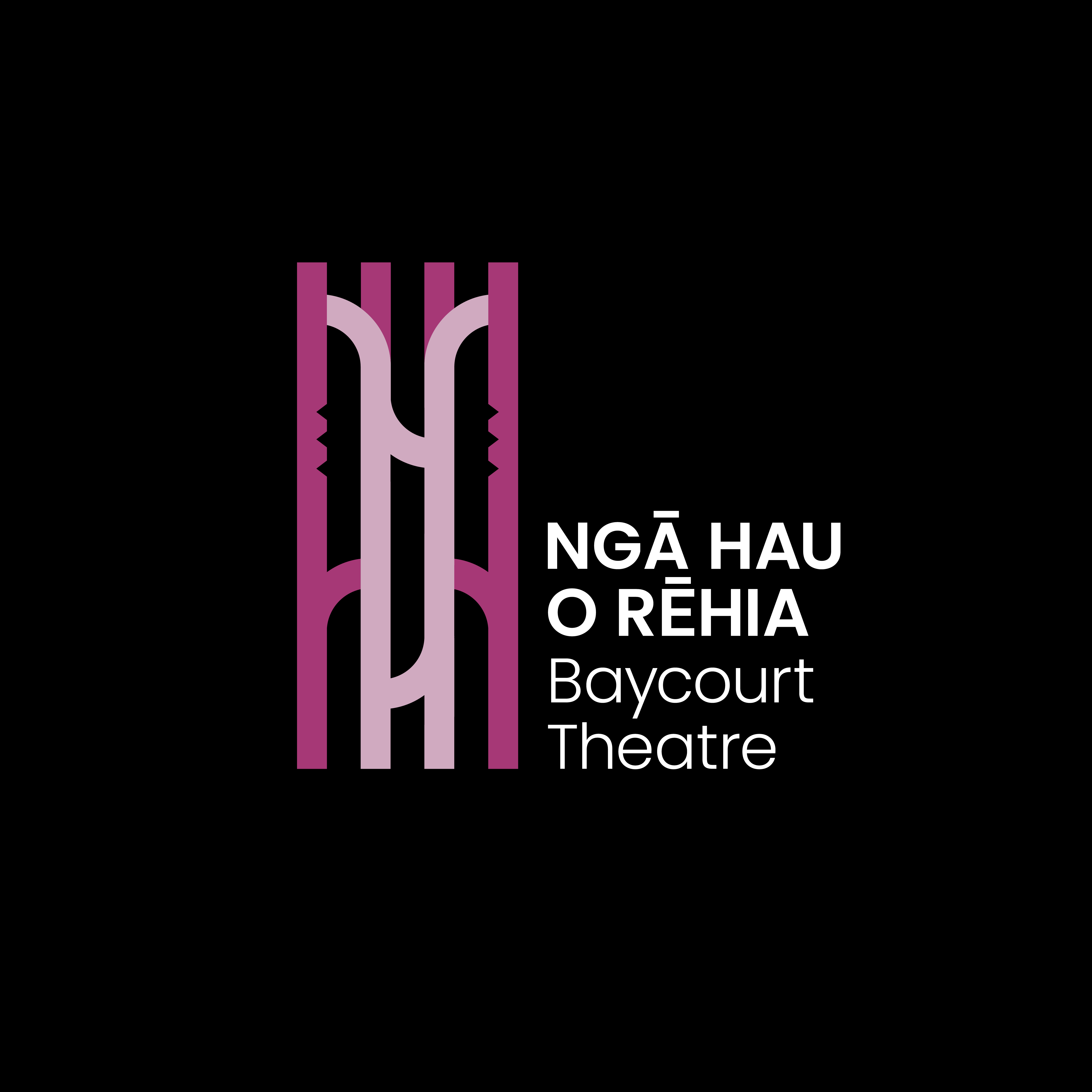 Ngā Hau o Rēhia Baycourt Theatre logo