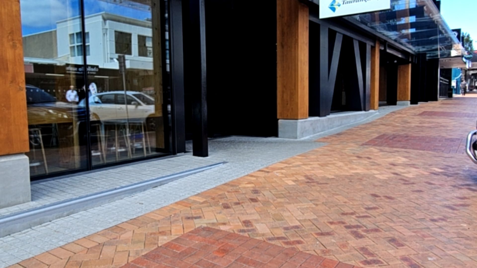 Tauranga Council Building - wheelchair mobility scooter