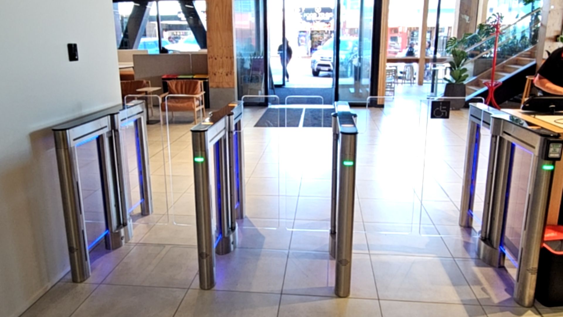 Tauranga Council Building - wheelchair mobility scooter