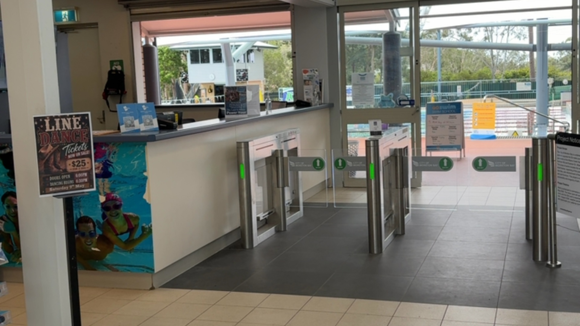 Albany Creek Leisure Center  - wheelchair mobility scooter