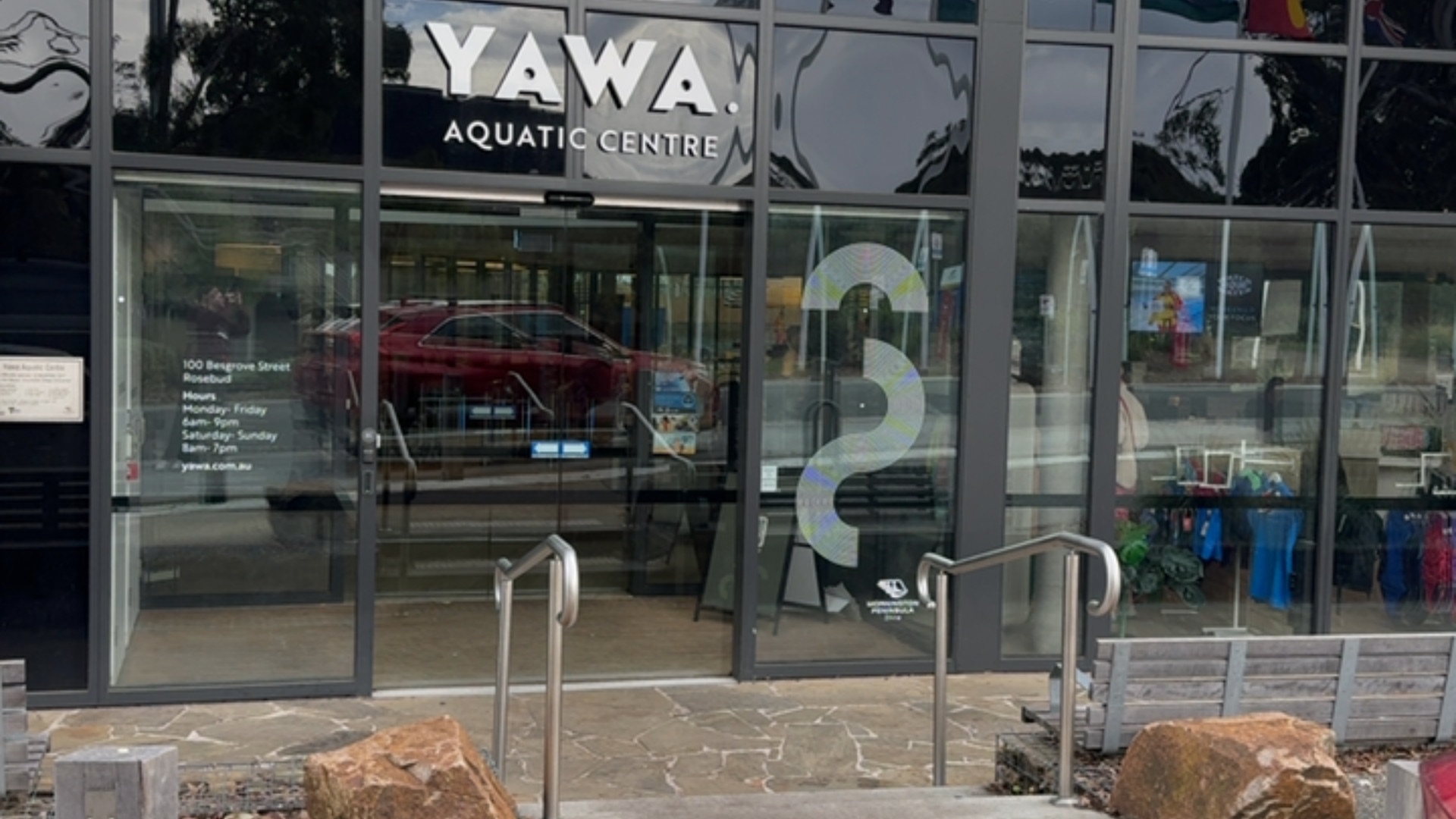 Yawa Aquatic Centre - wheelchair mobility scooter