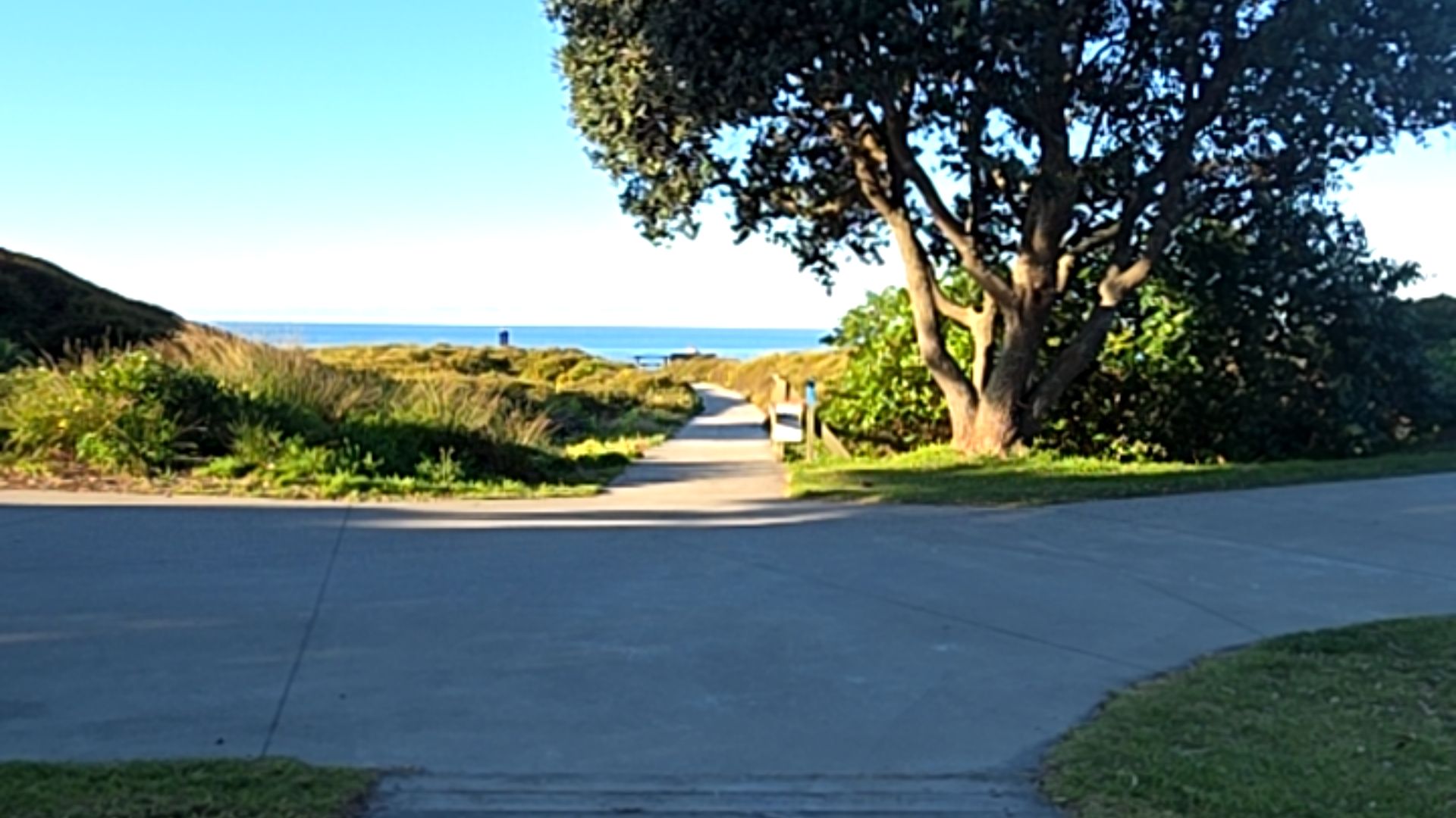 Cutterscove Beach - wheelchair mobility scooter
