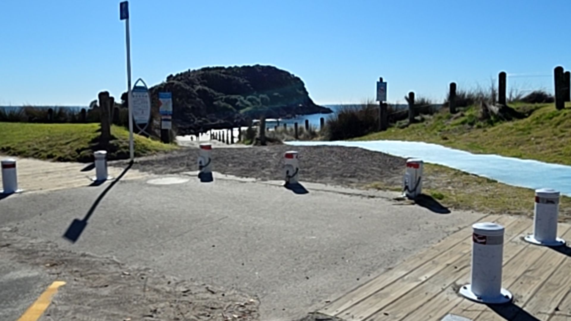 Mount Maunganui Main Beach - wheelchair mobility scooter
