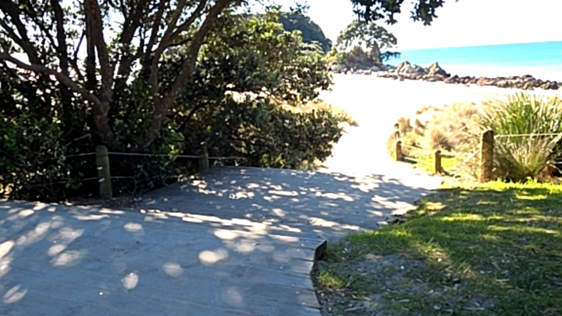 Mount Maunganui Main Beach - wheelchair mobility scooter