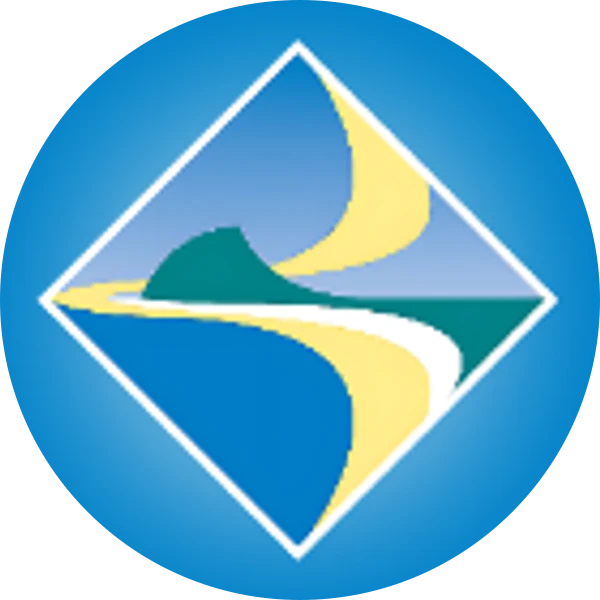 Tauranga City Council's logo with a light blue background